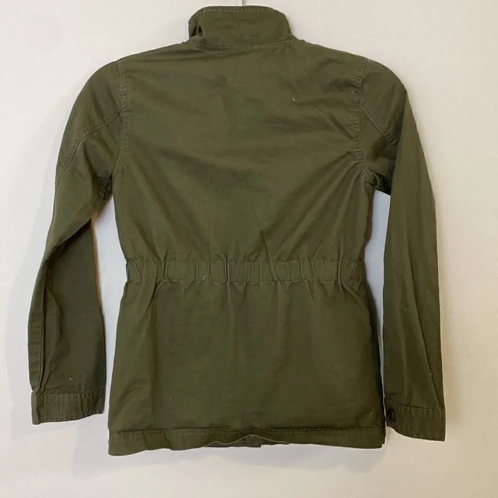 Girls Jacket with Patches Utility Size 7/8